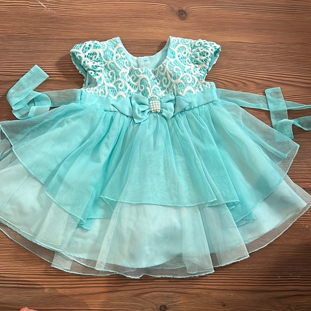 Jona Michelle Toddler Blue Formal Dress Size 12m